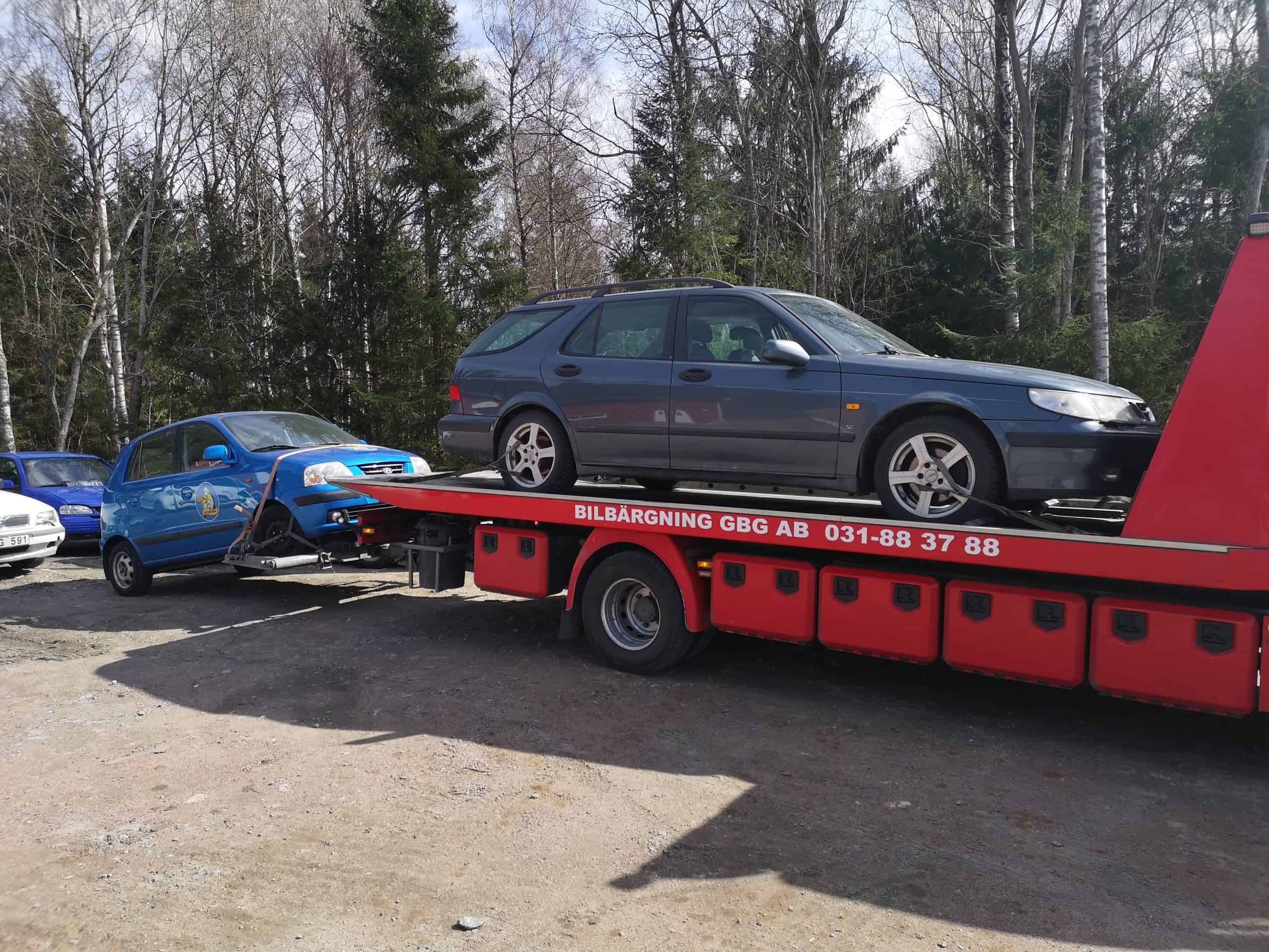 Bilskrot i Kållered bistår med transport